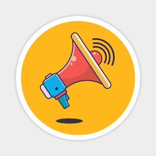 Loudspeaker, megaphone Magnet